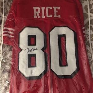Jerry Rice autograph Jersey AUTHENTIC Never worn!!!!!!!!
